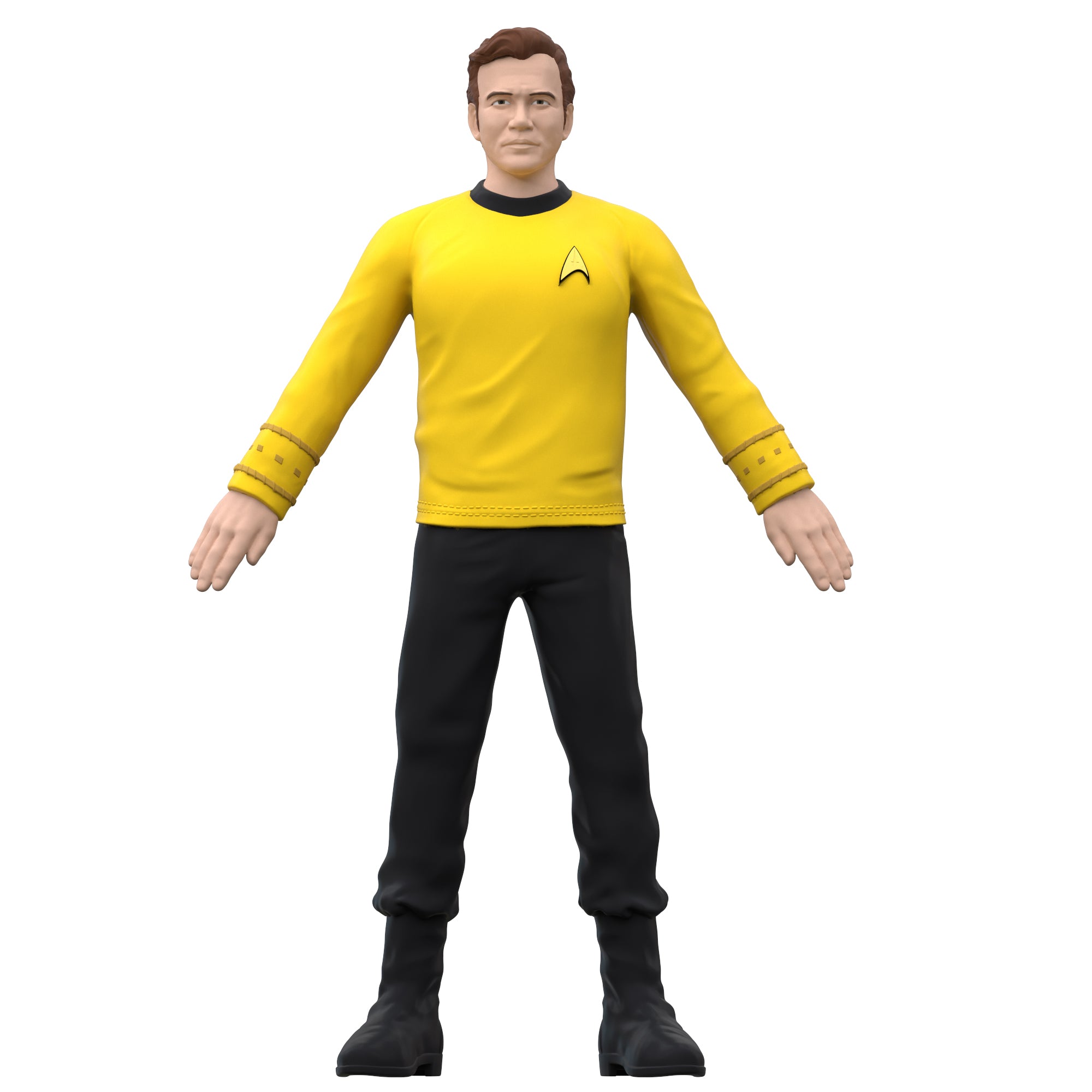 #55030 Flexfigs™ - Star Trek™ Captain Kirk 5" Ages 3+.      Min Qty 4