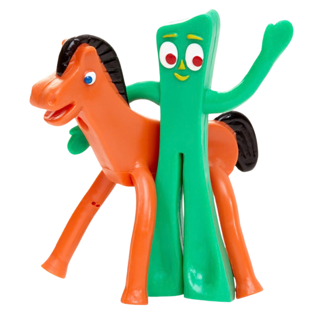 #GP 102 Gumby and Pokey Mini Bendable Pair.      Min Qty 4