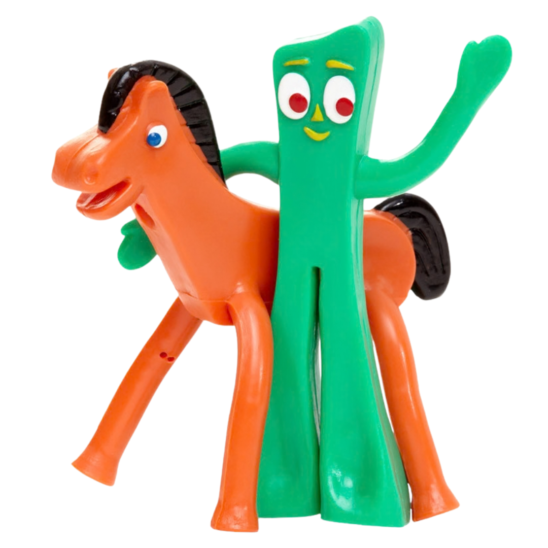 #GP 102 Gumby and Pokey Mini Bendable Pair.      Min Qty 4