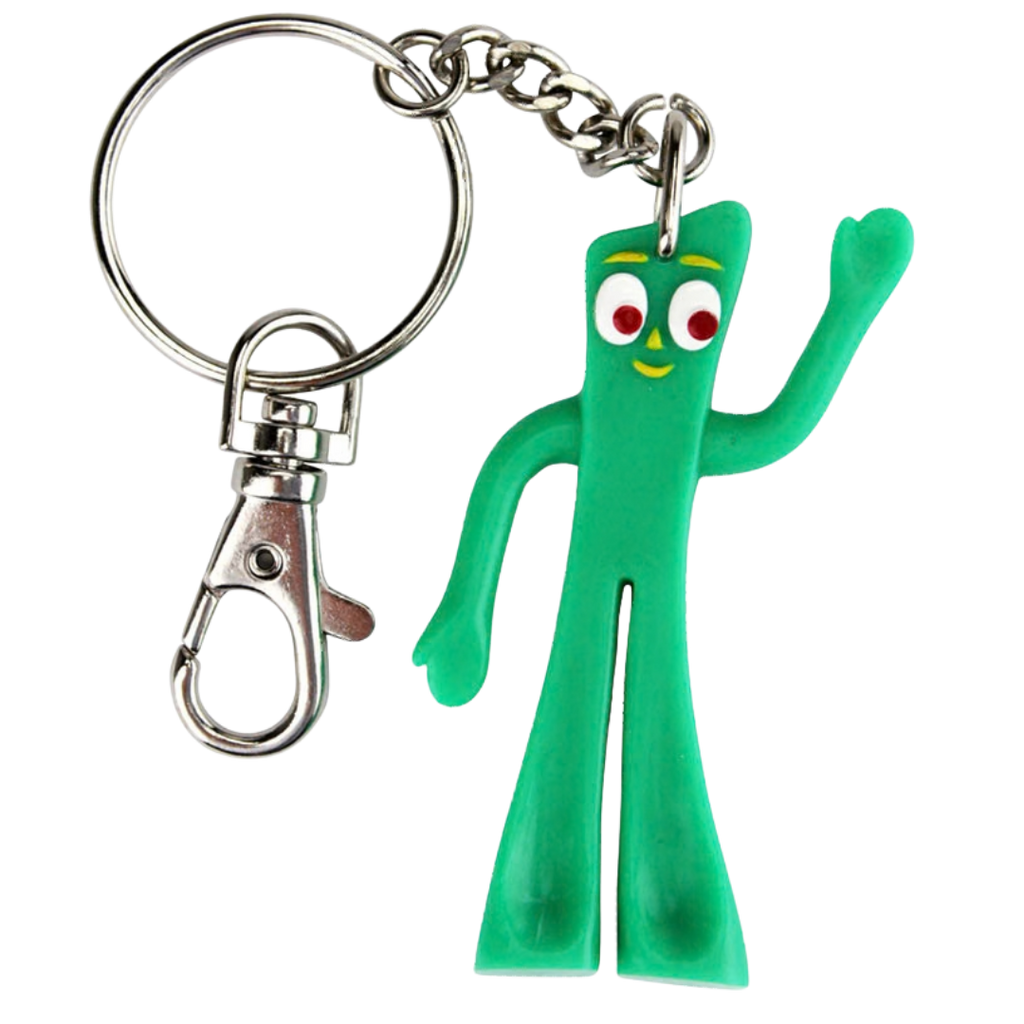 #KR 108 Gumby 3in Bendable Keychain.      Min Qty 4