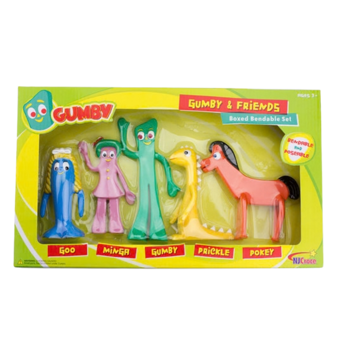 #GP 115 Gumby and Friends Bendable Boxed Set.  Min Qty 2