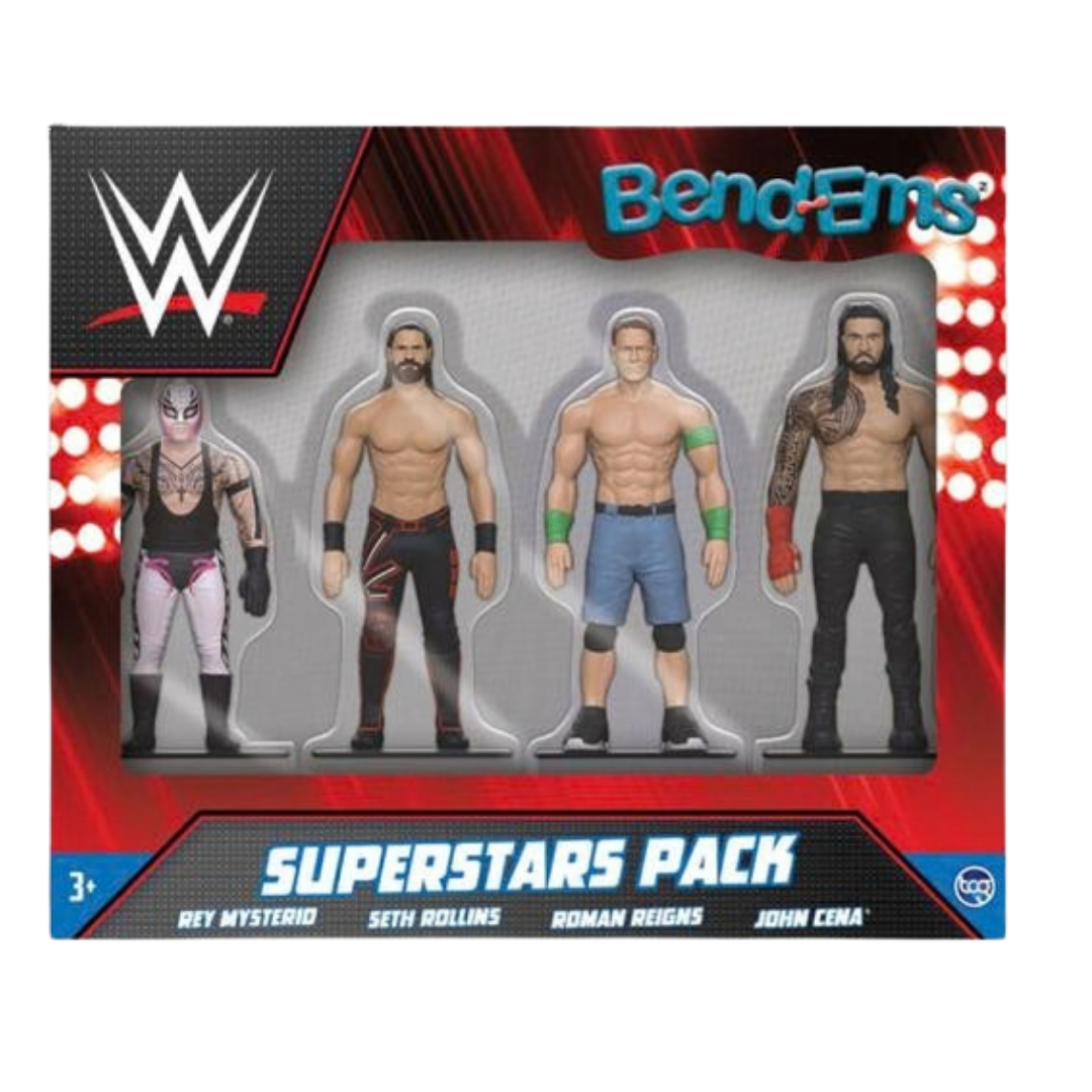 #55256 FlexFigs™ WWE Superstars 4-Pack Assortment.     Min Qty 2