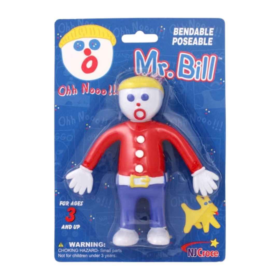 #MRB 2600 Mr. Bill 5in Bendable in Blister Card.    Min Qty 4