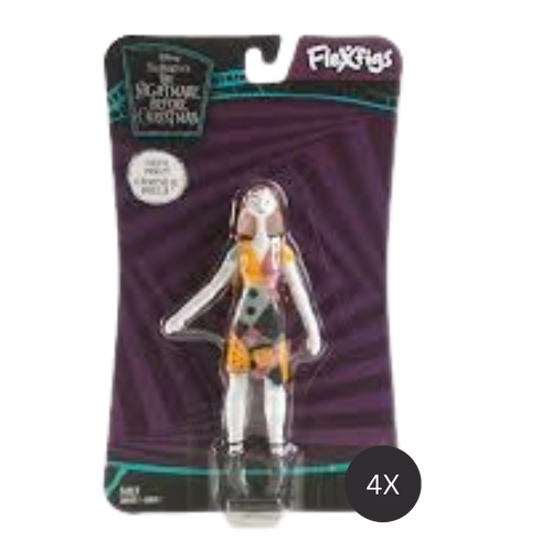 #55005 FlexFigs™ Nightmare Before Christmas 12-Pc Weighted Assortment (Jack, Sally, Zero & Oogie Boogie).  Min Qty 12