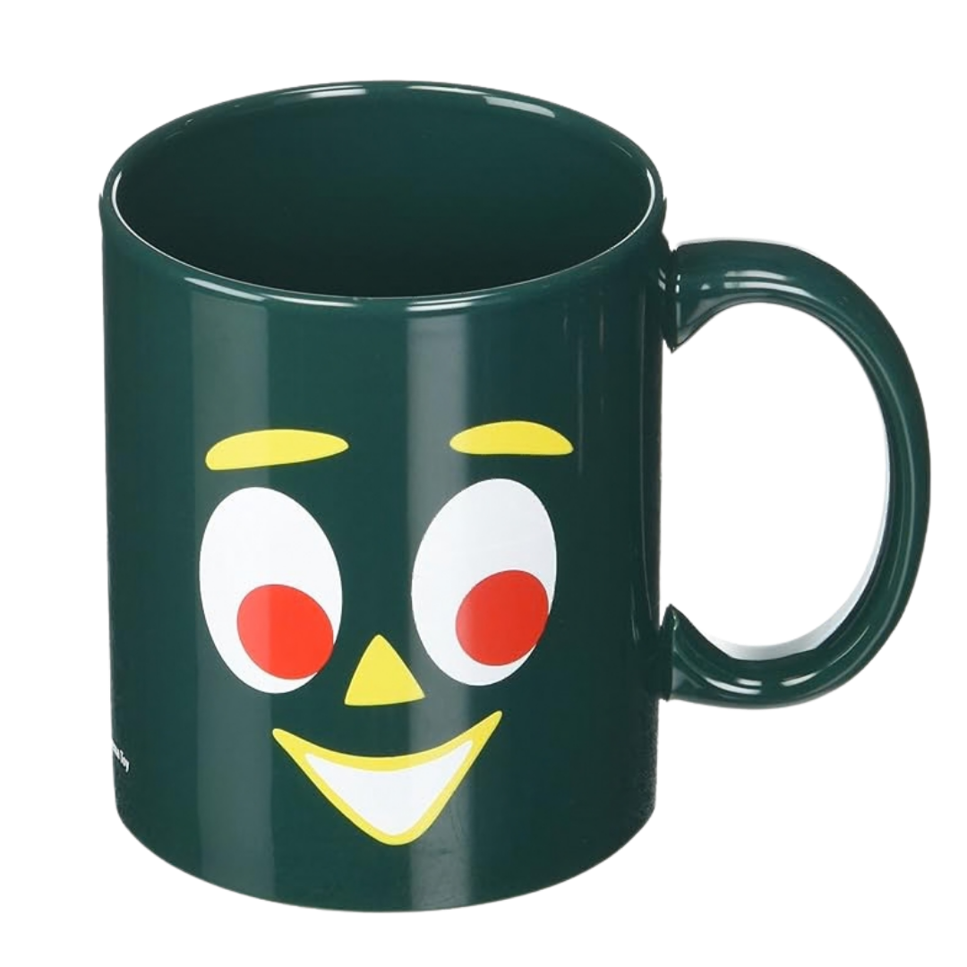 #MU 103 Gumby Face Ceramic Mug – 11oz Coffee Cup. Min Qty 4