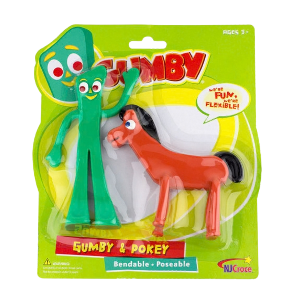 #GP 116 Gumby and Pokey 6in Bendable Pair.     Min Qty 4