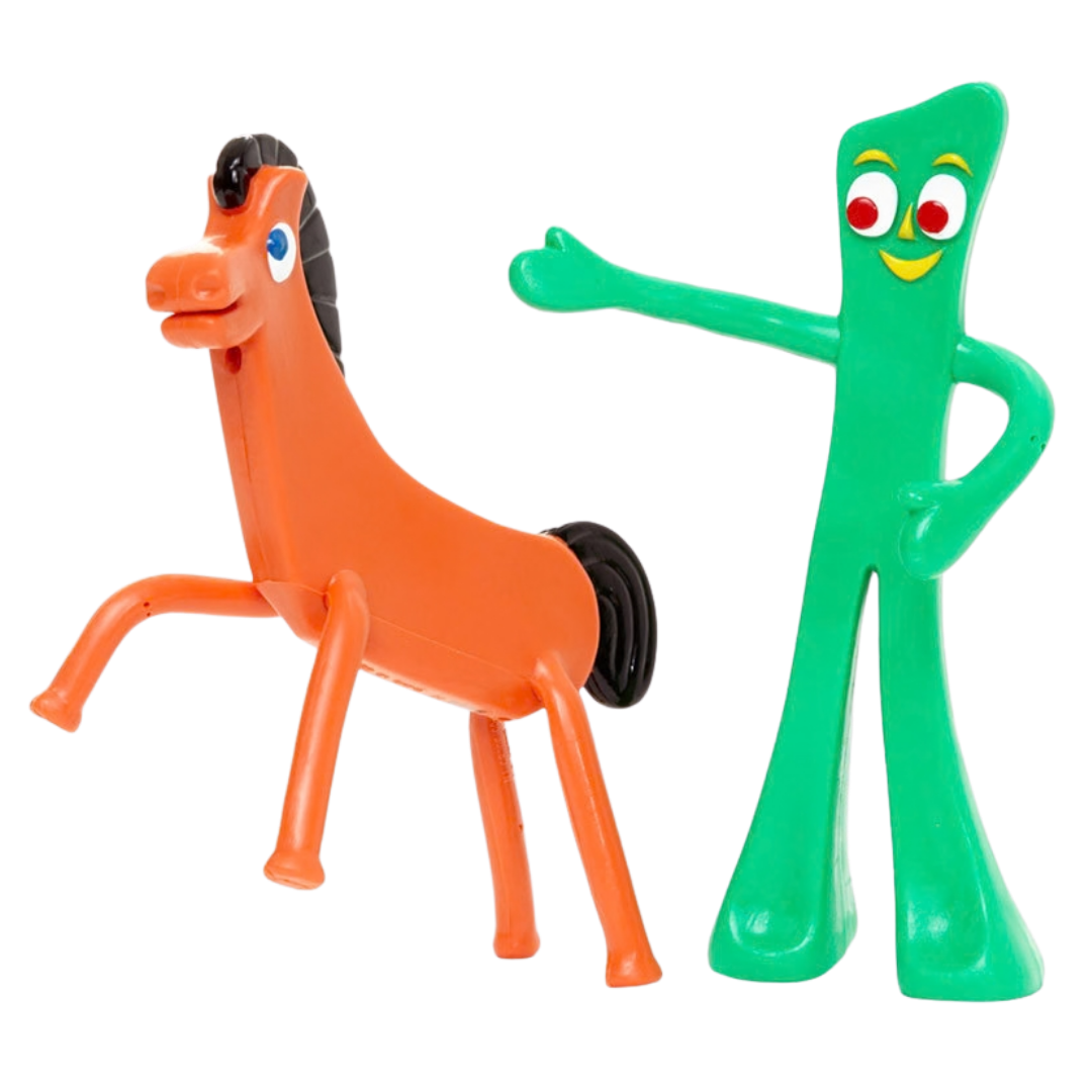 #GP 116 Gumby and Pokey 6in Bendable Pair.     Min Qty 4