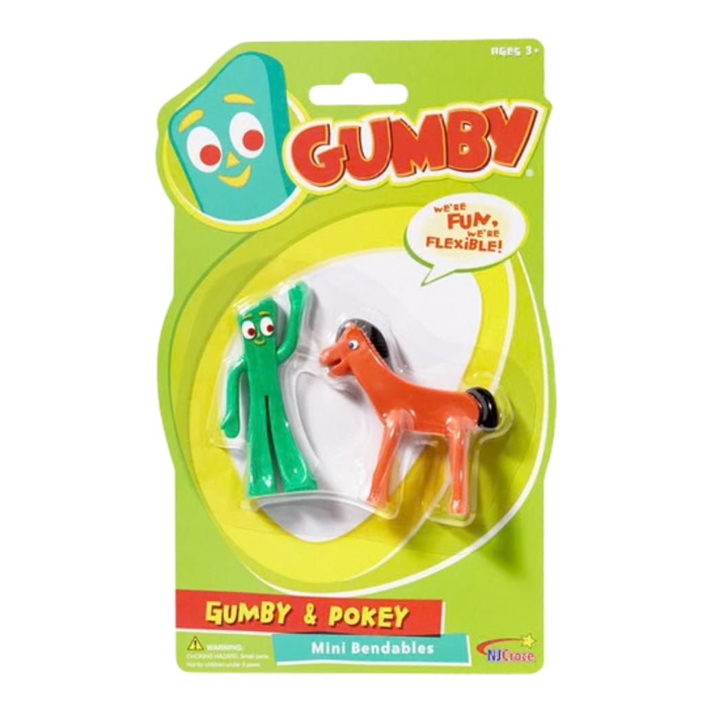 #GP 102 Gumby and Pokey Mini Bendable Pair.      Min Qty 4