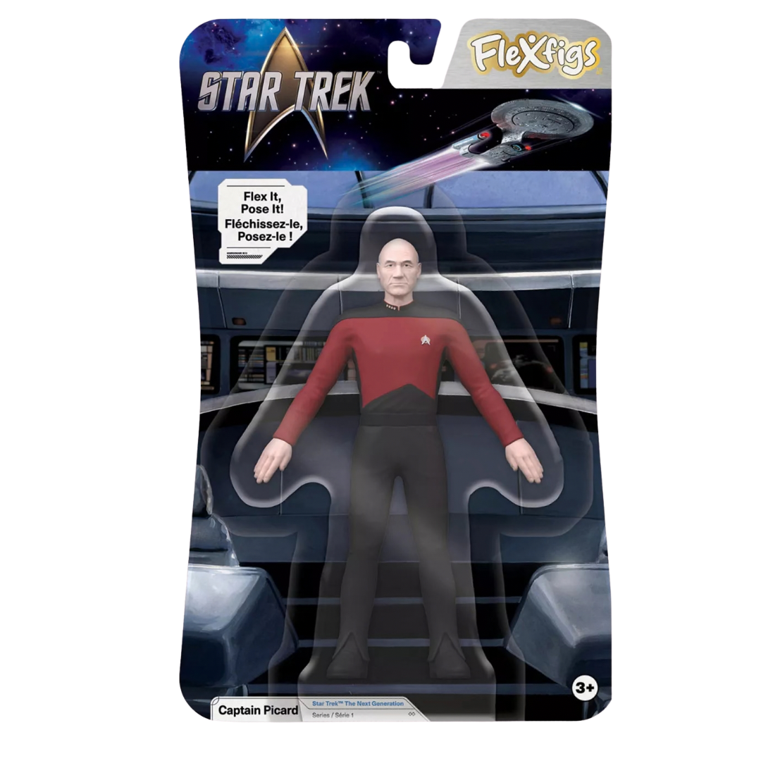 #55031 FlexFigs™ Star Trek™ Captain Picard 5” Bendable Figure.      Min Qty 4