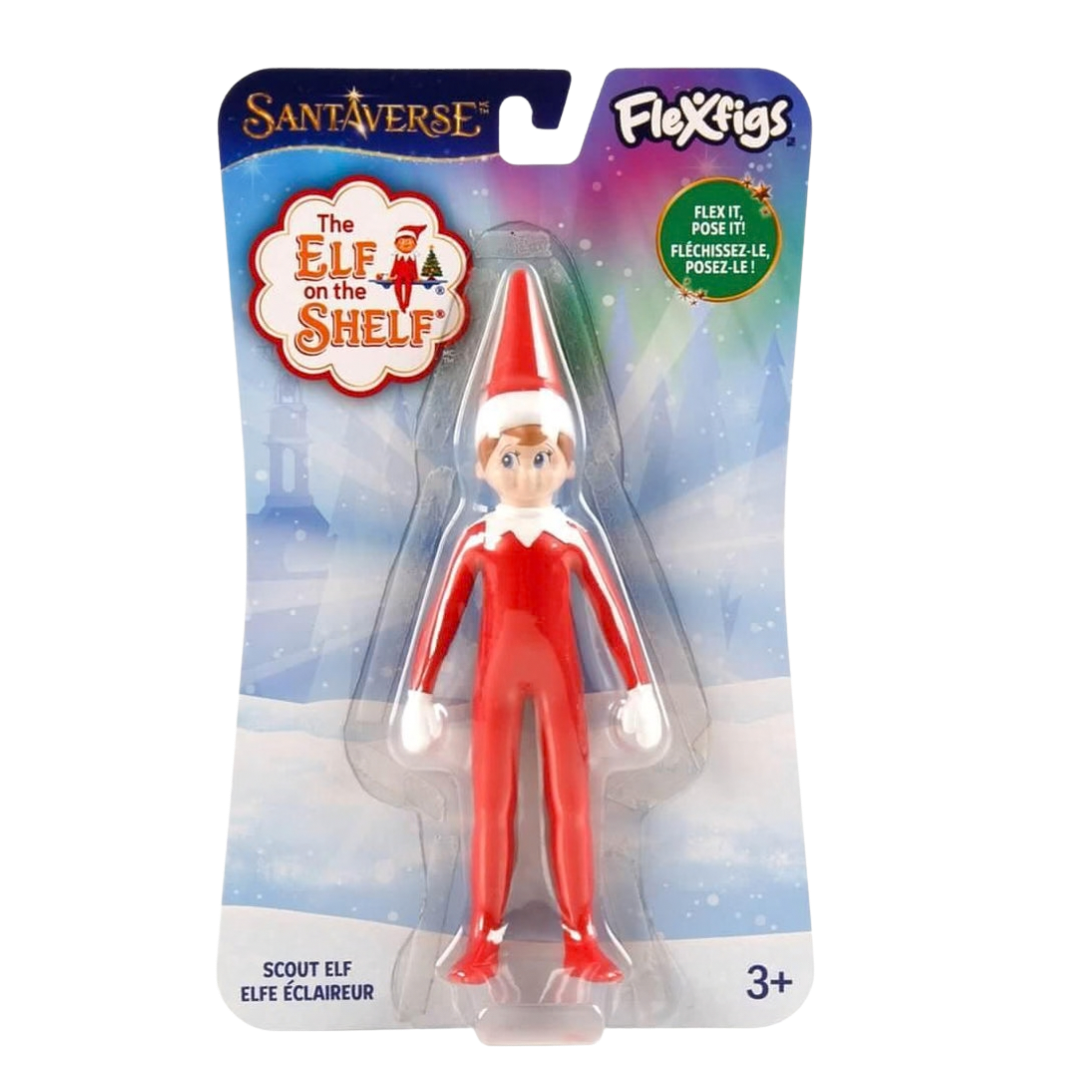 #58922 Elf on the Shelf® FlexFigs™ Scout Elf Boy Blue Eyes 5¾” Bendable Figure.     Min Qty 4