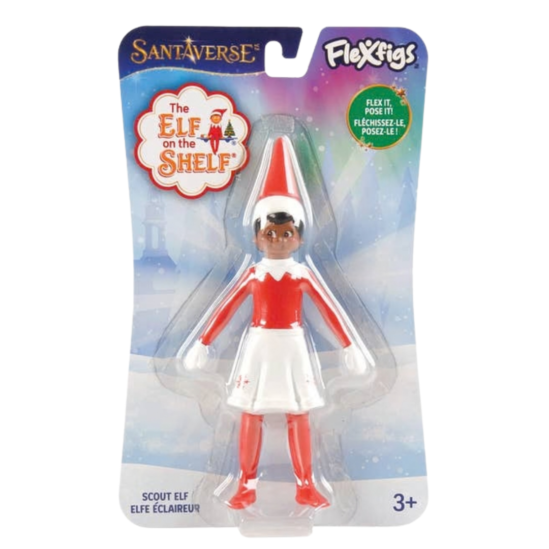 #58925 Elf Girl Brown Eyes 5¾"Elf on the Shelf® FlexFigs™.     Min Qty 4
