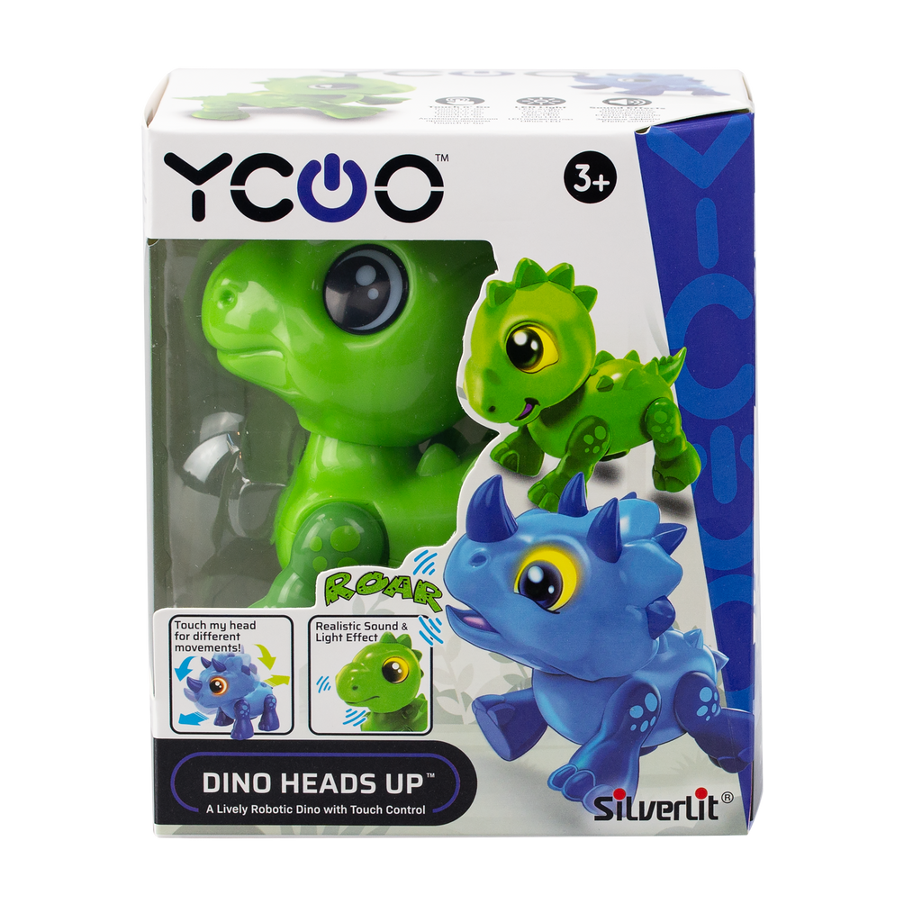 #88594 Dino Heads Up Interactive Green Stegosaurus Toy.   Min Qty 12